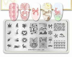 Placa Artist L008 Born Pretty