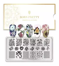 Placa Spring Garden L008 Born Pretty