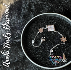 Pulsera Con Piedra Acero