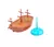 JUEGO DE MESA CRAZY BOAT TRAVEL GAME 2759 DITOYS - CAPRICHOS JUGUETERIA