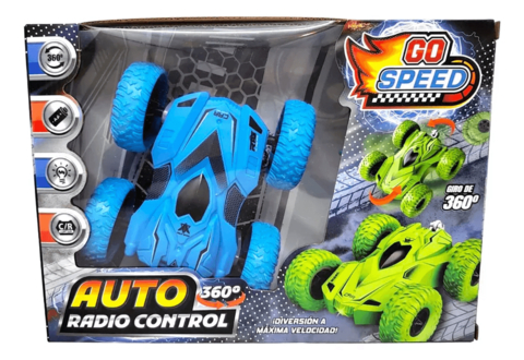 AUTO A RADIO CONTROL TWISTER 360° TODO TERRENO CON LUZ LED - SEBIGUS 54895