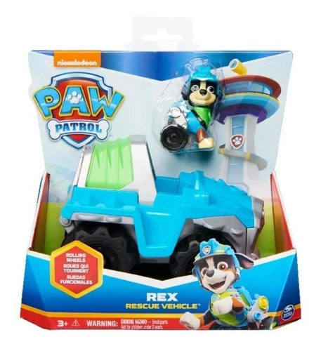 MUÑECO REX PAW PATROL VULCANITA