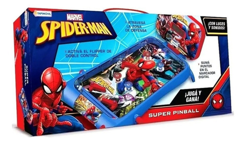 SUPER PINBALL SPIDERMAN TAPIMOVIL.