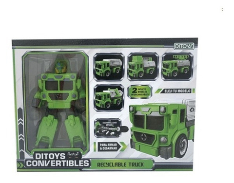 TRANSFORMERS CAMIÓN RECICABLE TRUCK DITOYS
