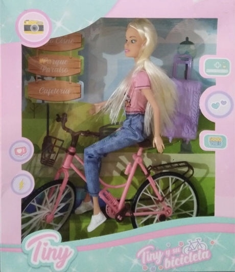 MUÑECA TINY Y SU BICICLETA SEBIGUS