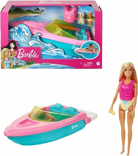 MUÑECA BARBIE LANCHA MATTEL