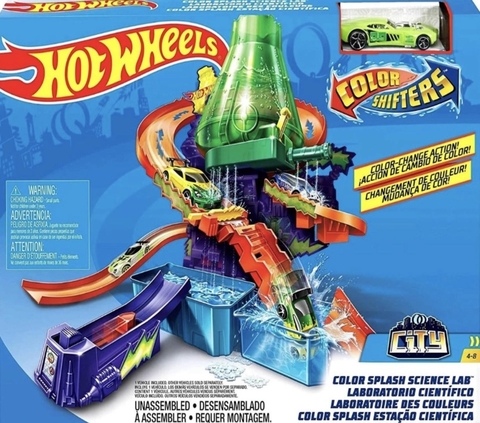 PISTA HOT WHEELS LABORATORIO MATTEL