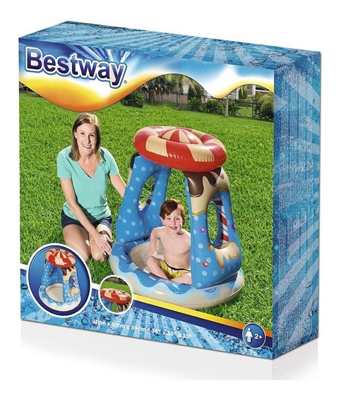 PILETA CON TECHO CANDY INFLABLE BESTWAY 52270