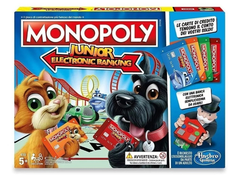 MONOPOLY ELECTRÓNICO JUNIOR HASBRO.