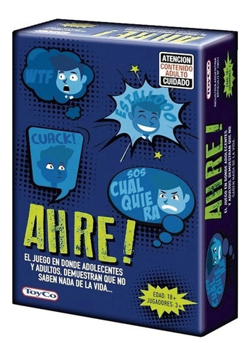 AH RE! JUEGO PARA ADULTOS TOYCO.