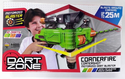 PISTOLA DART ZONE CORNERFIRE CORNERSHOT MOTORIZED DART BLASTER WABRO