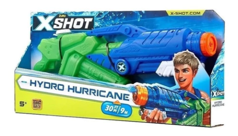 PISTOLA DE AGUA HYDRO HURRICANE X-SHOT SUDAMERICANA