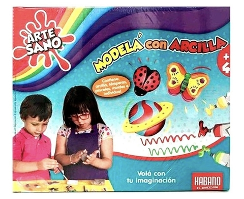 ARTE SANO MODELA CON ARCILLA HABANO.