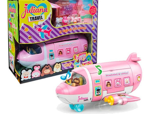 JULIANA TRAVEL JET PLAYSET SIS FRIENDS SISJUL032