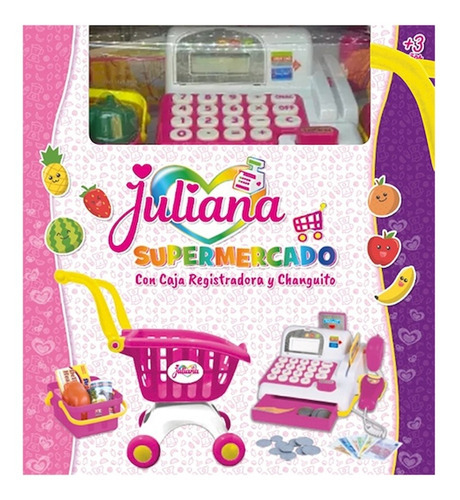 CAJA REGISTRADORA JULIANA GRANDE CON ACCESORIOS SIS FRIENDS