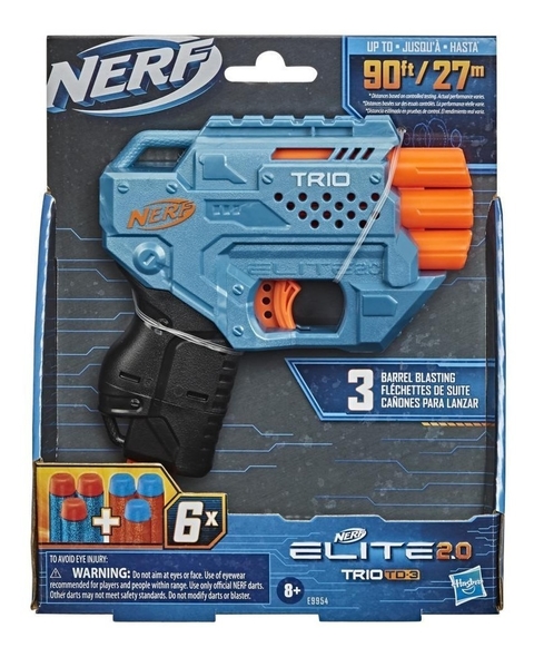PISTOLA ELITE 2.0 TRIO TD- 3 HASBRO