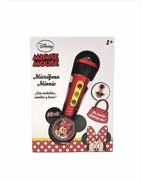 MICROFONO MINNIE MOUSE CON MELODIAS Y LUCES NIKKO