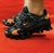 Tênis Nike Shox TL Novo 2020/ 12 Molas TL/ Cor: Preto e Laranja 