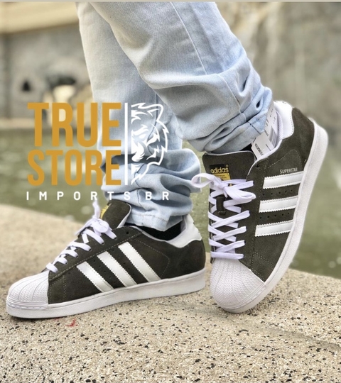Tênis Adidas Super Star Verde Militar Unissex