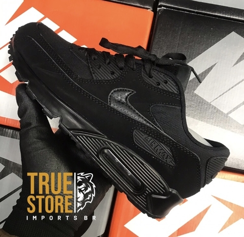 Tênis Nike Air Max 90 Masculino Todo Preto