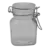 Pote Hermético de Vidro 100ml Quadrado com Trava de Metal