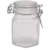 Pote Hermético de Vidro 100ml Sextavado com Trava de Metal