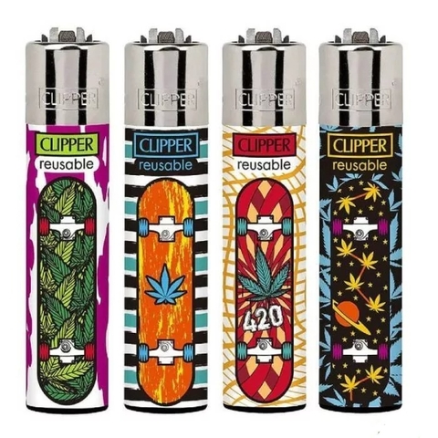 Isqueiro Clipper Weed Boarding