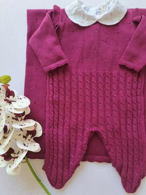 Saída maternidade violeta