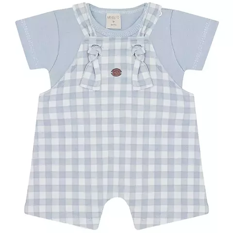 Conjunto body e jardineira