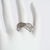 ANILLO PLATA RODINADO ONDULADO (TR0260)