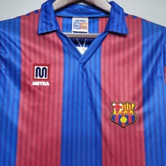Camisa Barcelona Retrô Home - 90-91