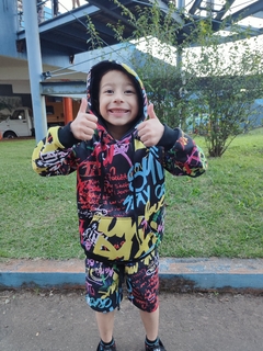 Blusa de moletom INFANTIL Smile na internet