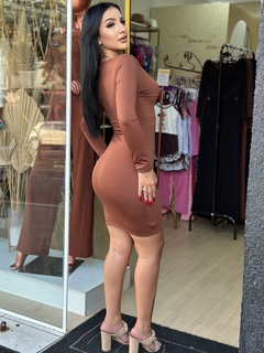 Vestido curto Manga longa - loja online