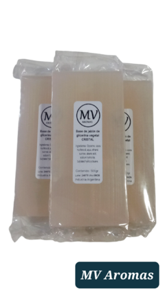 Jabon en Barra Glicerina Vegetal Cristal x500grs
