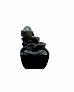 Fuente de Agua Piedra con Esfera 18cm