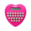 CALCULADORA 8 DÍGITOS CORAÇÃO ROSA PINK LETRON - comprar online