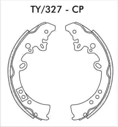 Zapata Cinta Freno Toyota Hilux 2.5 16V-Hilux 3.2 Cd 4X2 Espesor:1Ra. 6 Mm Diametro:300 Ancho:62 Sistema:Sumitomo