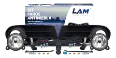 Kit Faros Auxiliar Antiniebla Vw Gol Trend 08/12 Voyage 09/12 Saveiro 10/13 Con Rejilla