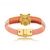 Pulseira Tigre Cristal Rose Color