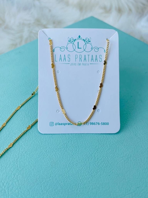 Corrente Plaquinhas coração