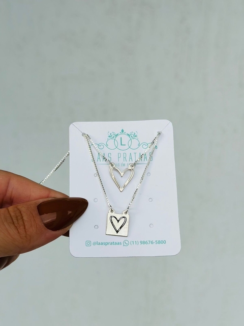 Escapulário Corações