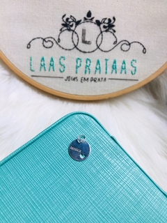 Pingente redondo Personalizado e coração vazado