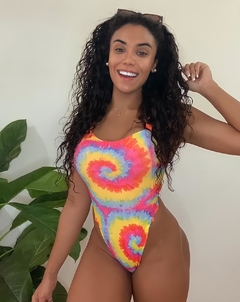 Maiô / body tie dye DUPLA FACE - comprar online