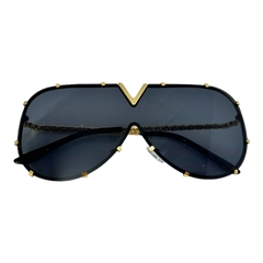 Velux preto armação dourado - MYBEE SUNGLASS