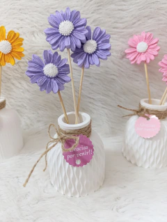Florero margarita souvenir /centro de mesa - comprar online