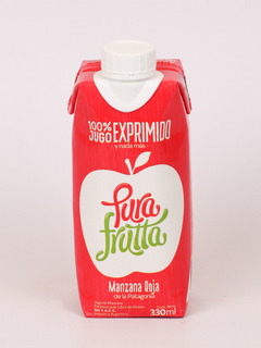 JUGO DE MANZANA ROJA 330ML PURA FRUTTA