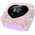 Cabina uv led recargable rosa con strass o diamante