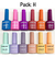 12 Esmaltes Semipermanentes Esmalte Semi Base O Top Coat - Sol Morena
