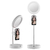 Espejo Led Plegable con Aro De Luz y Porta Celular - Sol Morena