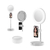 Espejo Led Plegable con Aro De Luz y Porta Celular